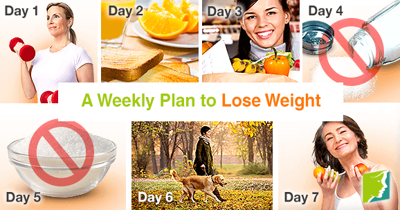 A Weekly Plan to Lose Weight