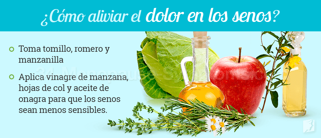 Cómo aliviar el dolor en los senos