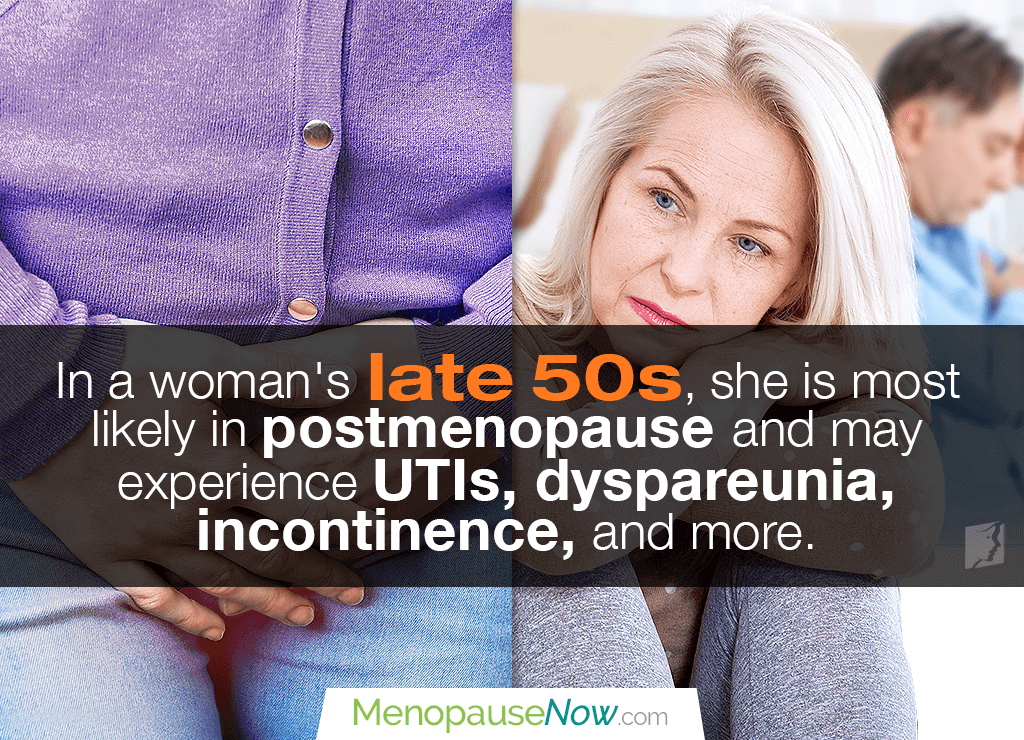 Menopause Symptoms: Late 50s