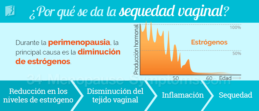 Causas de la sequedad vaginal