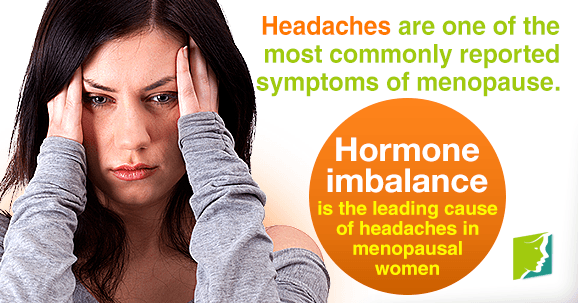 Headaches are one of the most commonly reported symptoms of menopause