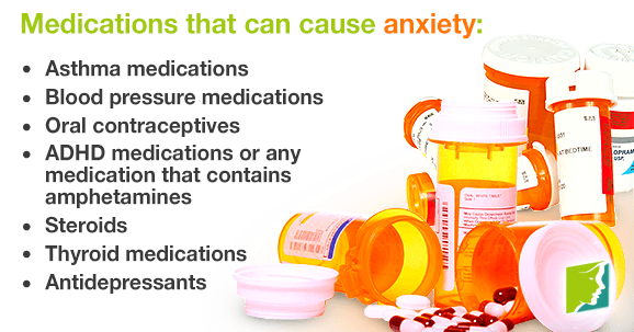 Medications that can cause anxiety