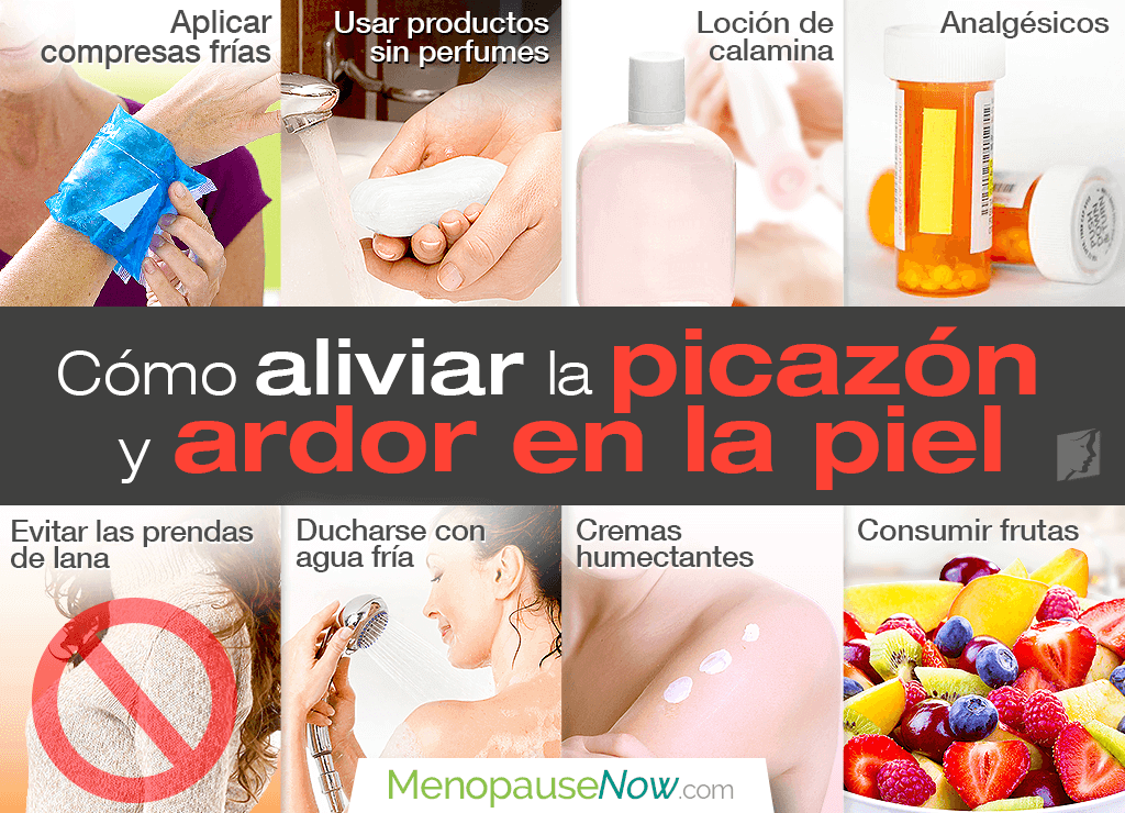 Consejos para aliviar la picazón y ardor en la piel