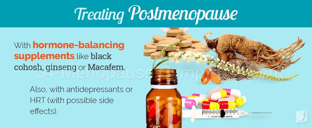 Treating postmenopause