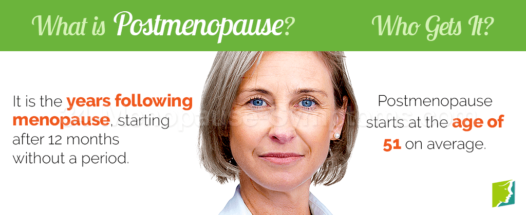 What is postmenopause?