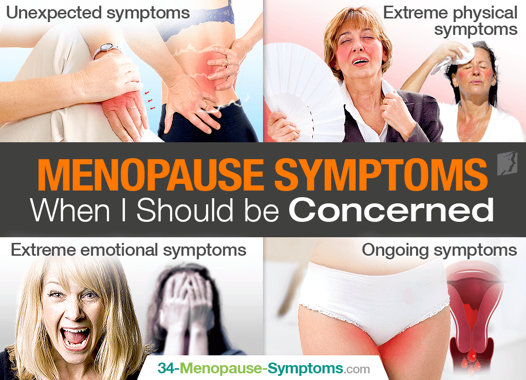 Menopause Symptoms When I Should be Concerned