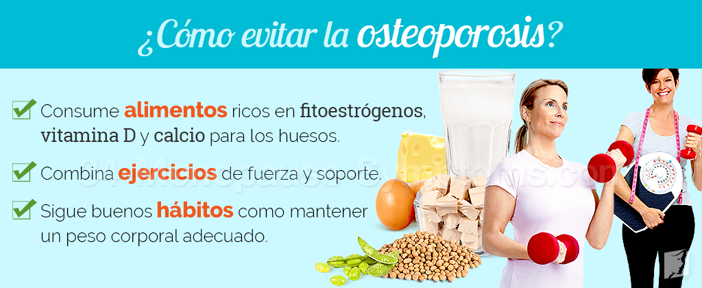 Cómo evitar la osteoporosis