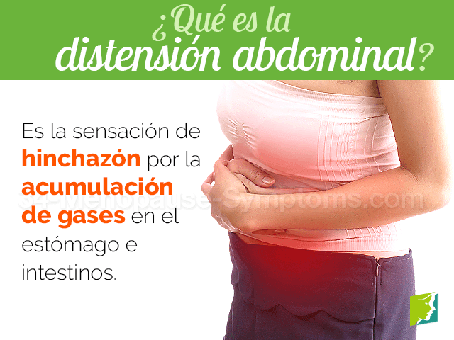 Distensión abdominal mujer Distensión abdominal mujer