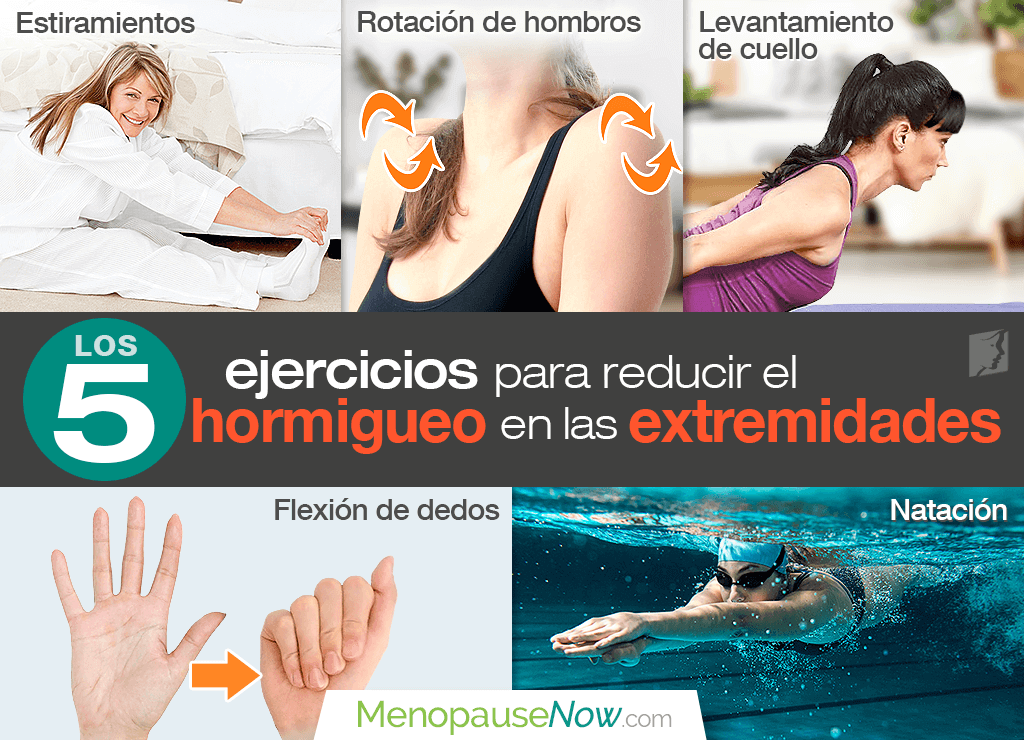 Los 5 mejores ejercicios para reducir el hormigueo en las extremidades