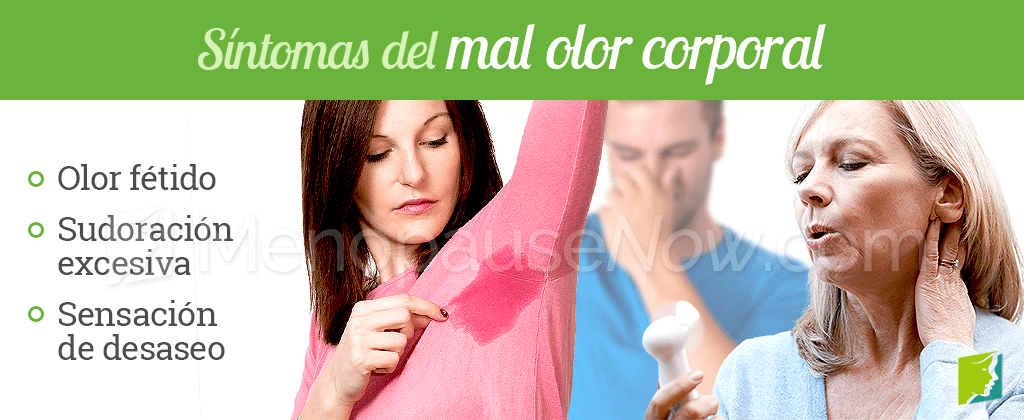 Síntomas del mal olor corporal