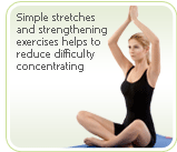 difficulty concentrating yoga
