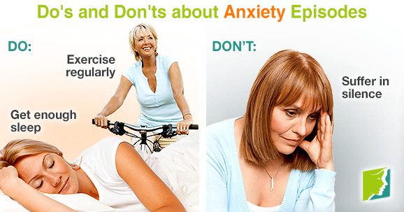 Do's and Don'ts about Anxiety Episodes