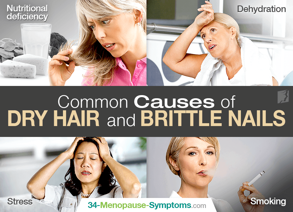 Common Causes for Dry Hair and Brittle Nails | Menopause Now