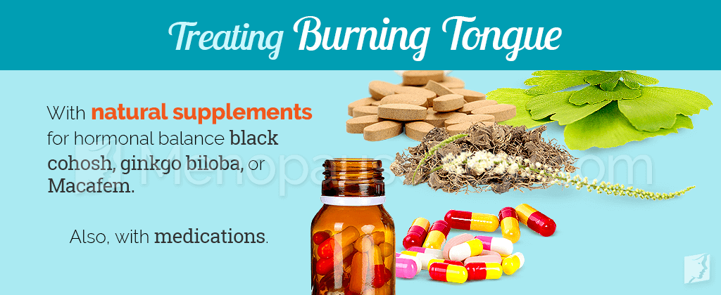 Treating burning tongue