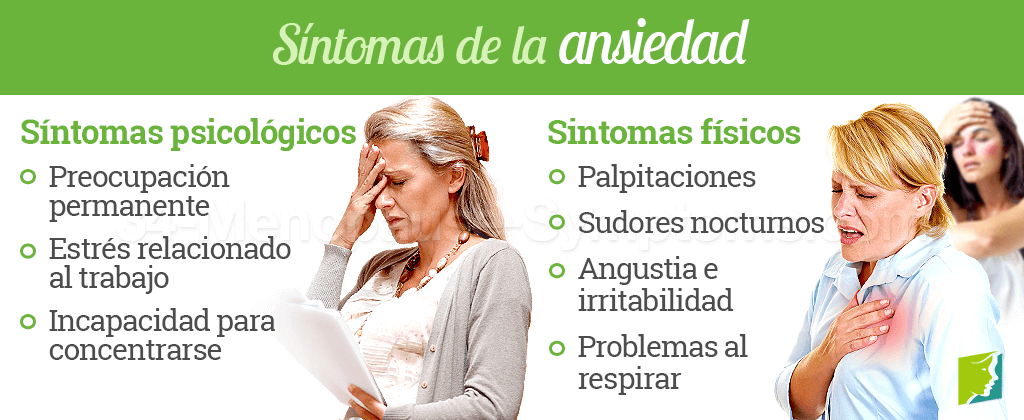 Síntomas de la ansiedad