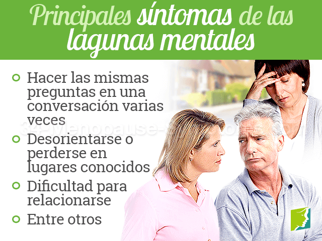 Principales síntomas de lagunas mentales