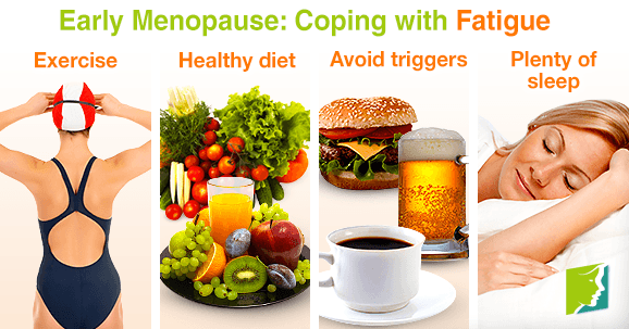 Early menopause: coping with fatigue