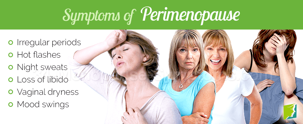 Symptoms of perimenopause