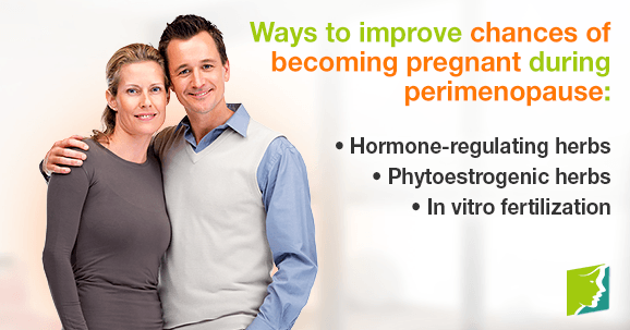 Ways to improve chances of becoming pregnant during perimenopause