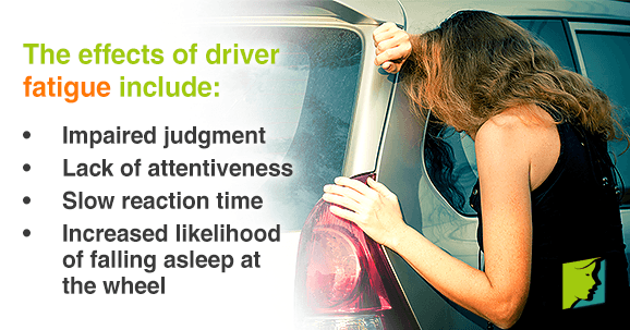 Fatigue in drivers can have several consequences