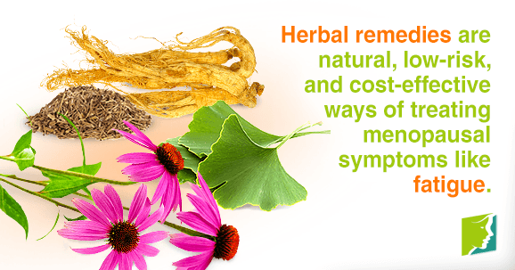 Herbal remedies are natural, low-risk, and cost-effective ways of treating menopausal symptoms like fatigue