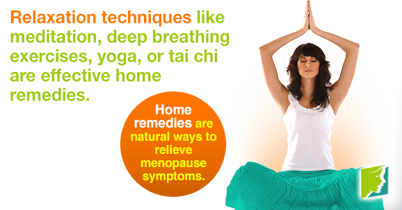 Home remedies are natural ways to relieve menopause symptoms