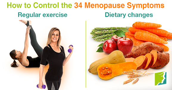 How to Control the 34 Menopause Symptoms