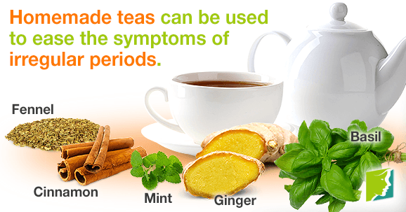 Homemade teas will help with the multiple symptoms that affect women