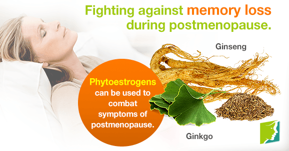 Fighting against memory loss during postmenopause