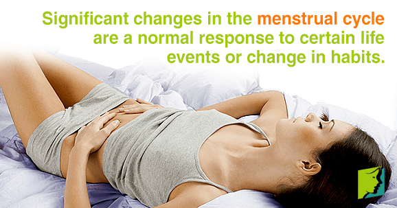An irregular period is not something that generally needs to cause concern