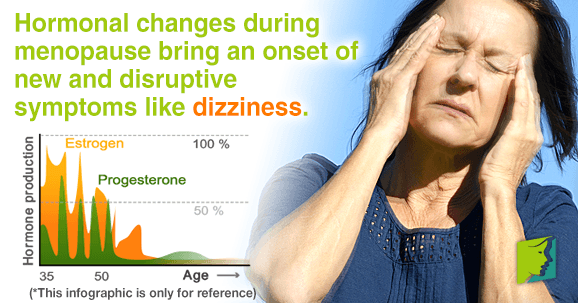 Hormonal changes bring new and disruptive symptoms like dizziness