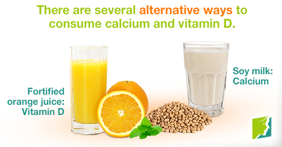 There are several alternative ways to consume calcium and vitamin D