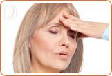 Hot flashes are sudden bursts of heat that radiate throughout a woman's body.