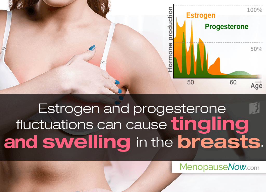 The primary cause of swollen breast is hormonal fluctuations