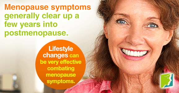 Lifestyle changes can be very effective combating menopause symptoms