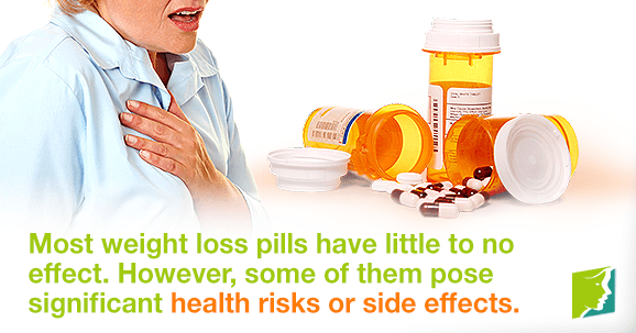 Most weight loss pills have little to no effect.