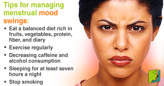 Tips for managing menstrual mood swings