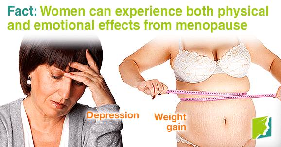 Fact: women can experience both physical and emotional effects from menopause