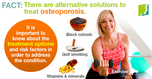 FACT: There are alternative solutions to treat osteoporosis.