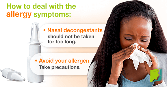 How to deal with the allergy symptoms