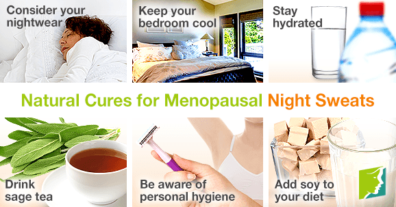 Natural Cures for Menopausal Night Sweats