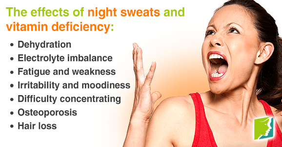 Night sweats and vitamin can quickly develop into a serious condition.