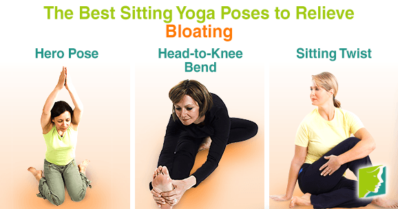 The best sitting yoga poses to relieve bloating