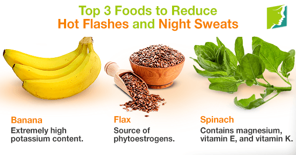 Top 3 Foods To Reduce Hot Flashes And Night Sweats Menopause Now