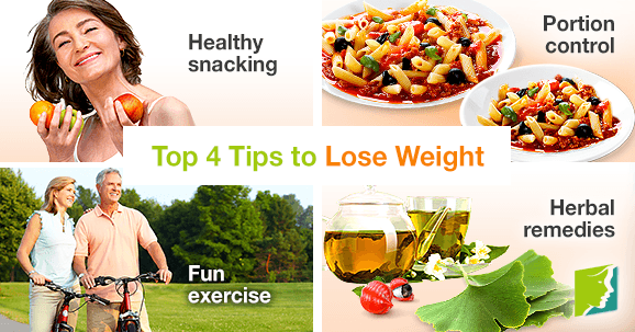 Top 4 tips to lose weight