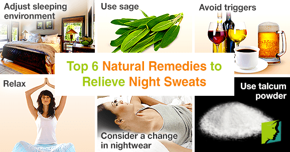 Top 6 Natural Remedies to Relieve Night Sweats