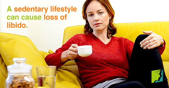 A sedentary lifestyle can cause loss of libido