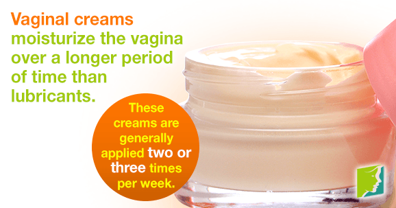 Vaginal creams improve the overall health