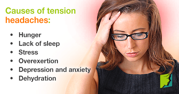 Causes of tension headaches