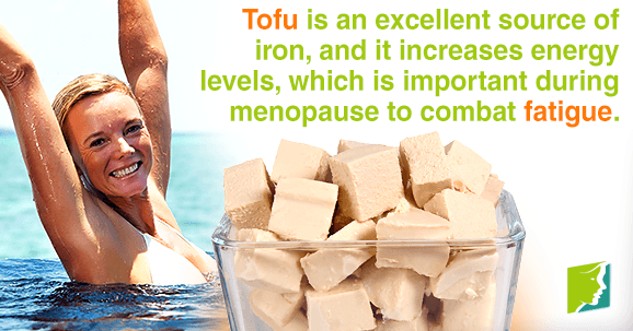 Tofu is an excellent source of iron, and it increases energy levels